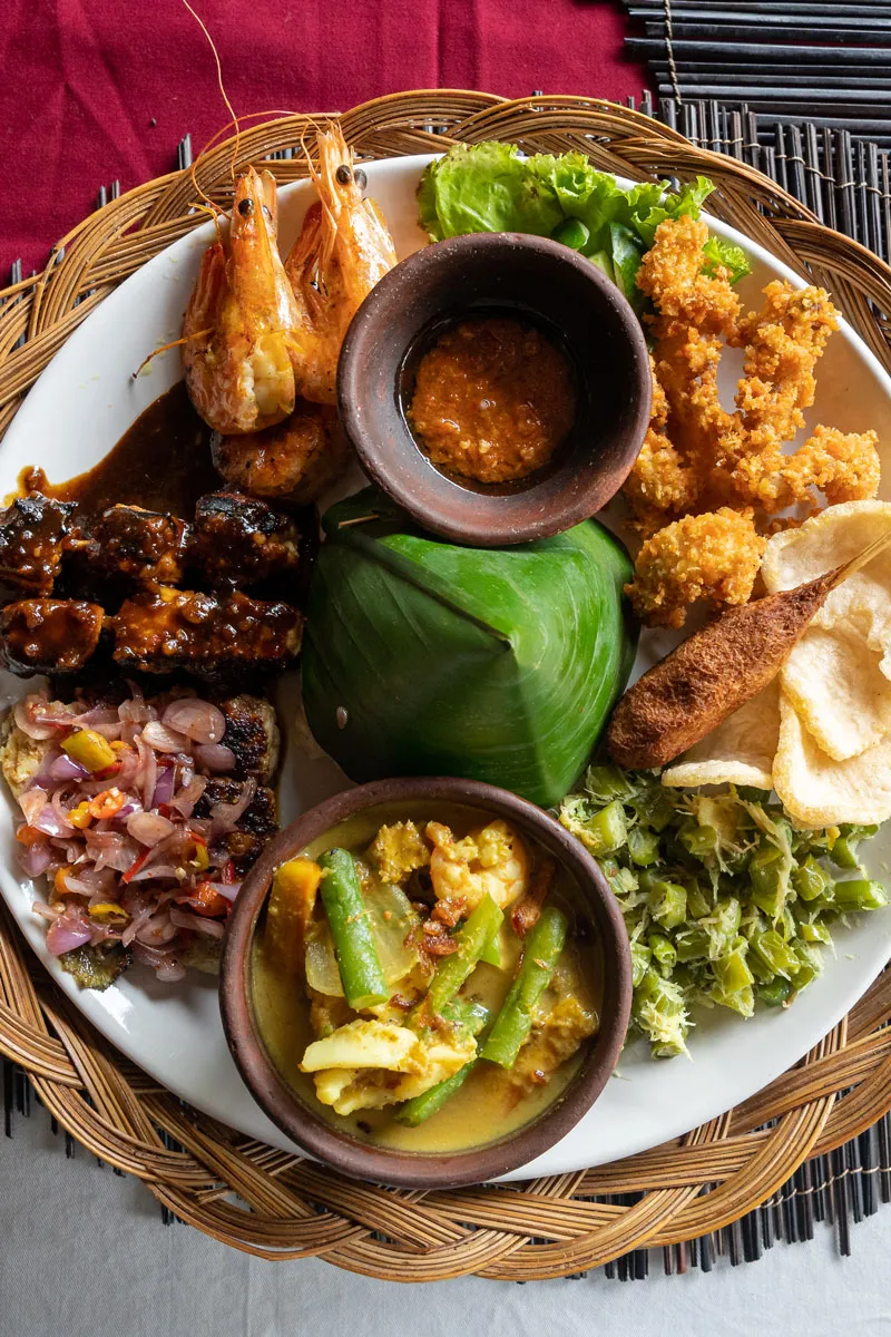 a-plate-of-indonesian-nasi-campur